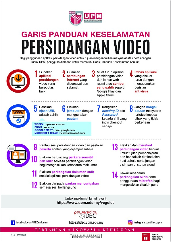 Video Conference Safety Guidelines