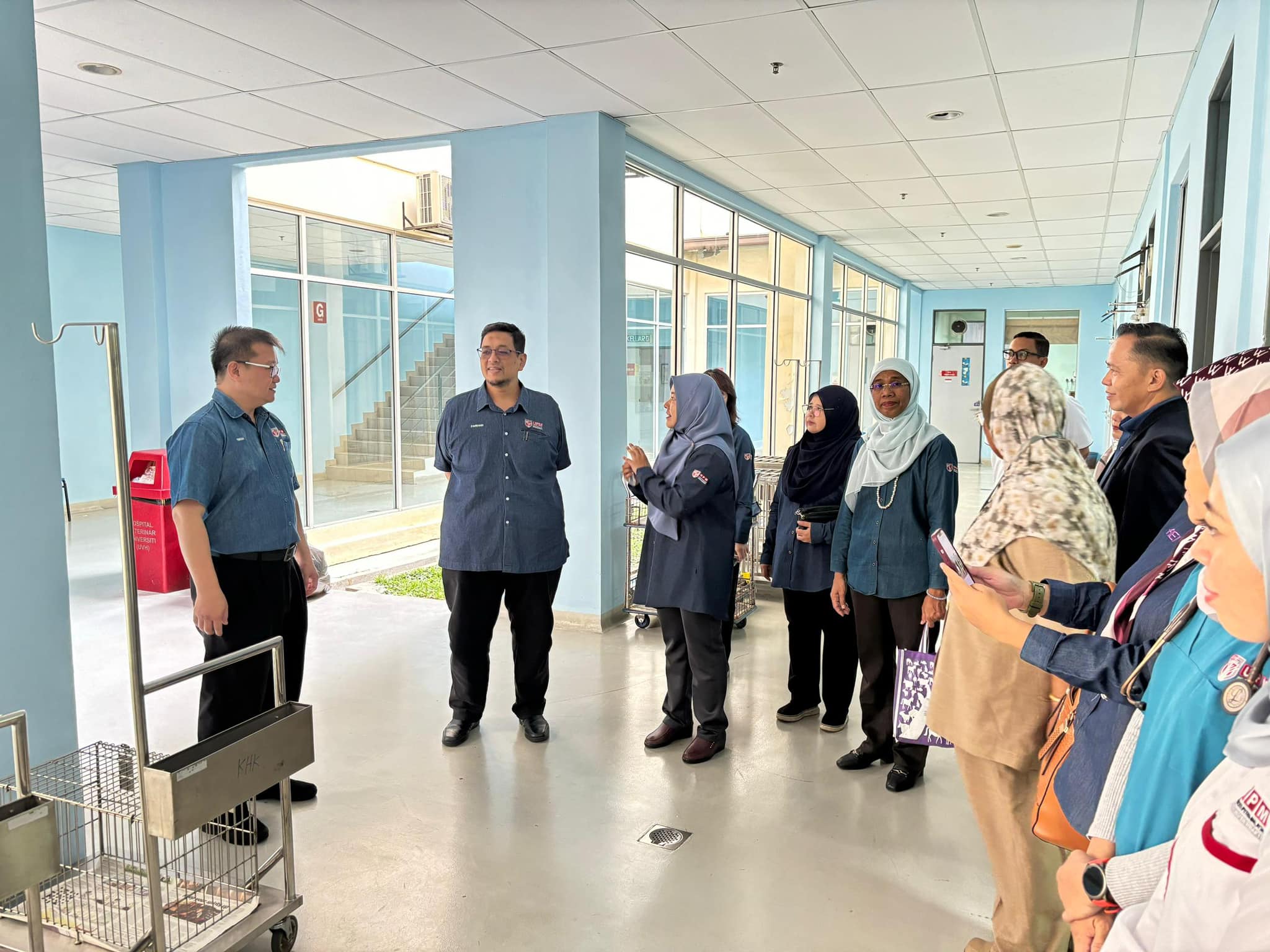 Kunjungan Khas Naib Canselor UPM ke Hospital Veterinar Universiti (UVH), Fakulti Perubatan Veterinar